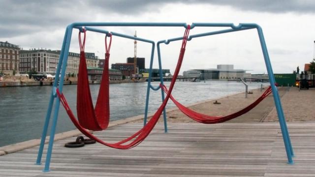 Adjustable Firehose Swings Turn The World Into A Playground