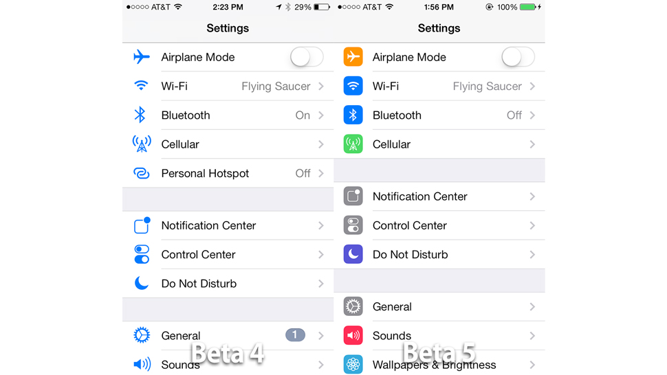 iOS 7 Beta 5 Changes: A Visual Walkthrough