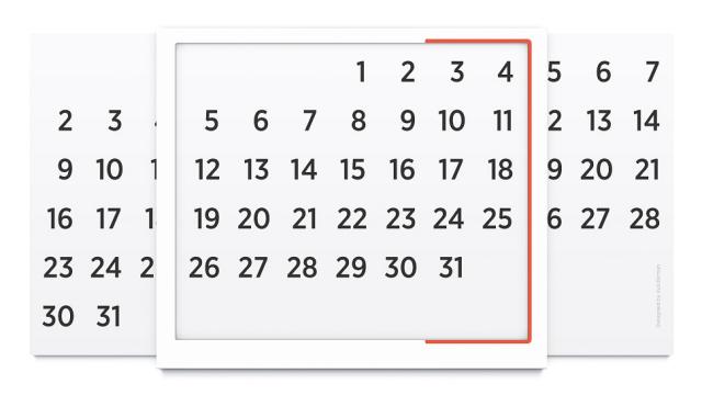 This Simple Chart Is A Brilliantly Minimal Perpetual Calendar
