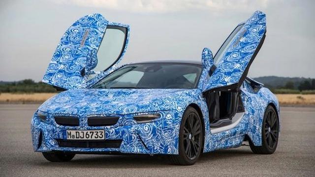The Incredible BMW i8 Spotted In The Wild Packing Gorilla Glass Windows