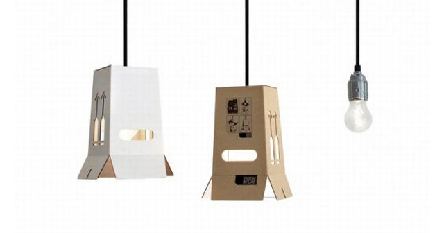 8 Amazingly Clever Lamps Made From Plain Old Cardboard