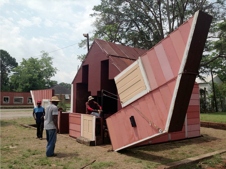 This Abandoned House Unfolds Into A Theatre For 100