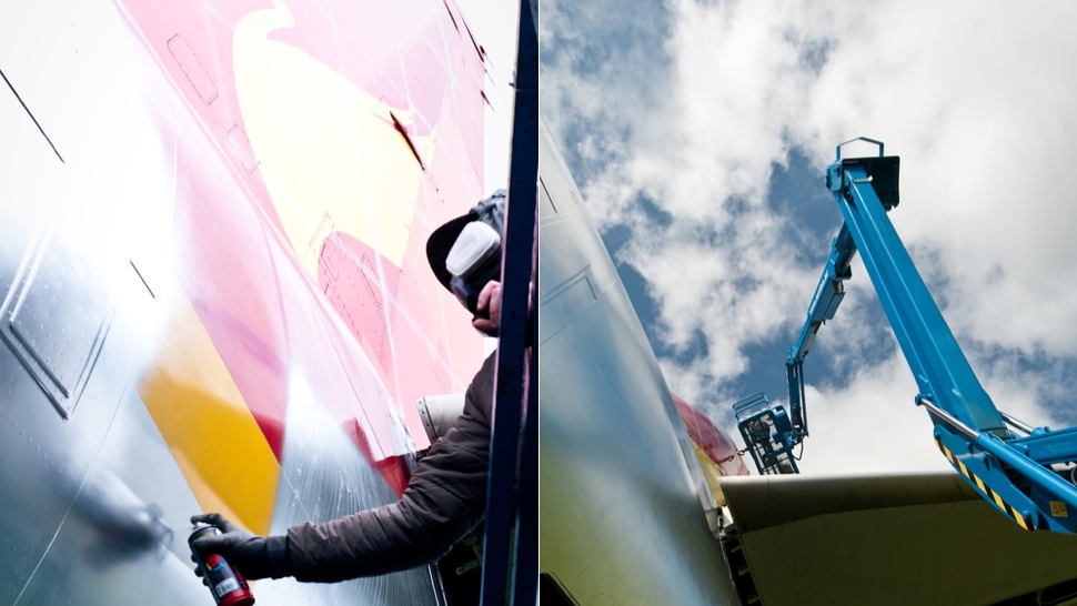 Watch These Graffiti Masters Turn A Boeing 737 Into Airborne Art