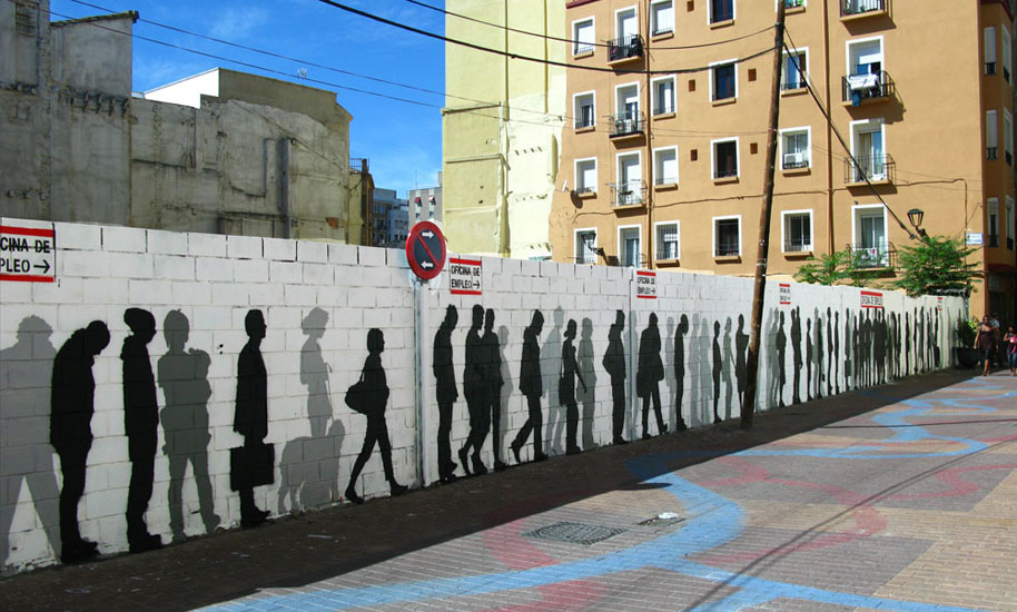 7 Street Art Stencils That Interact With Their Surroundings