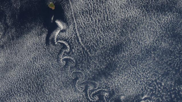 These Trippy Spirals Are An Island’s Atmospheric Exhaust