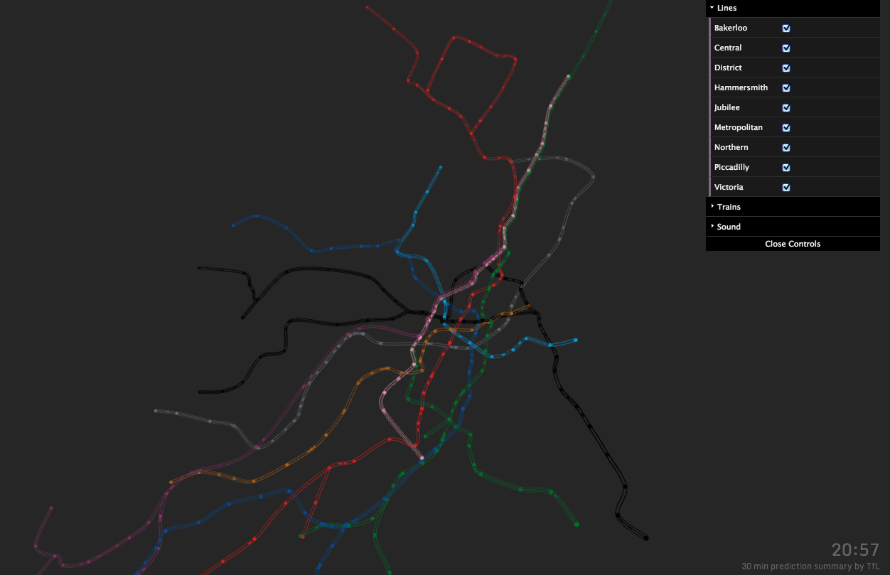 Explore London’s Tube In 3D With This Hypnotic Real-Time Map