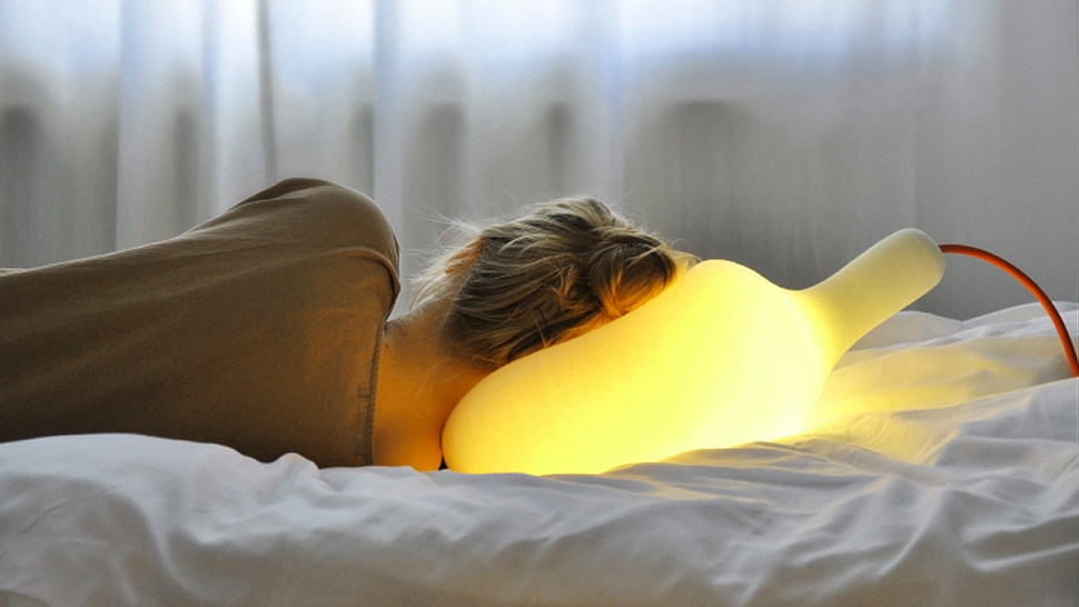 A Soft Squishy Lamp You Can Cram Anywhere (Even Under Your Head)