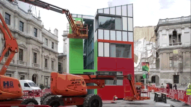 Watch A House Go From Flatbed To Fully Built In Less Than A Day