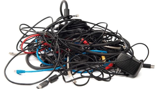 How Messy Is Your Stash Of Spare Cables?