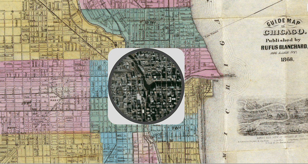This Clever Map Compares Chicago Before And After The Great Fire