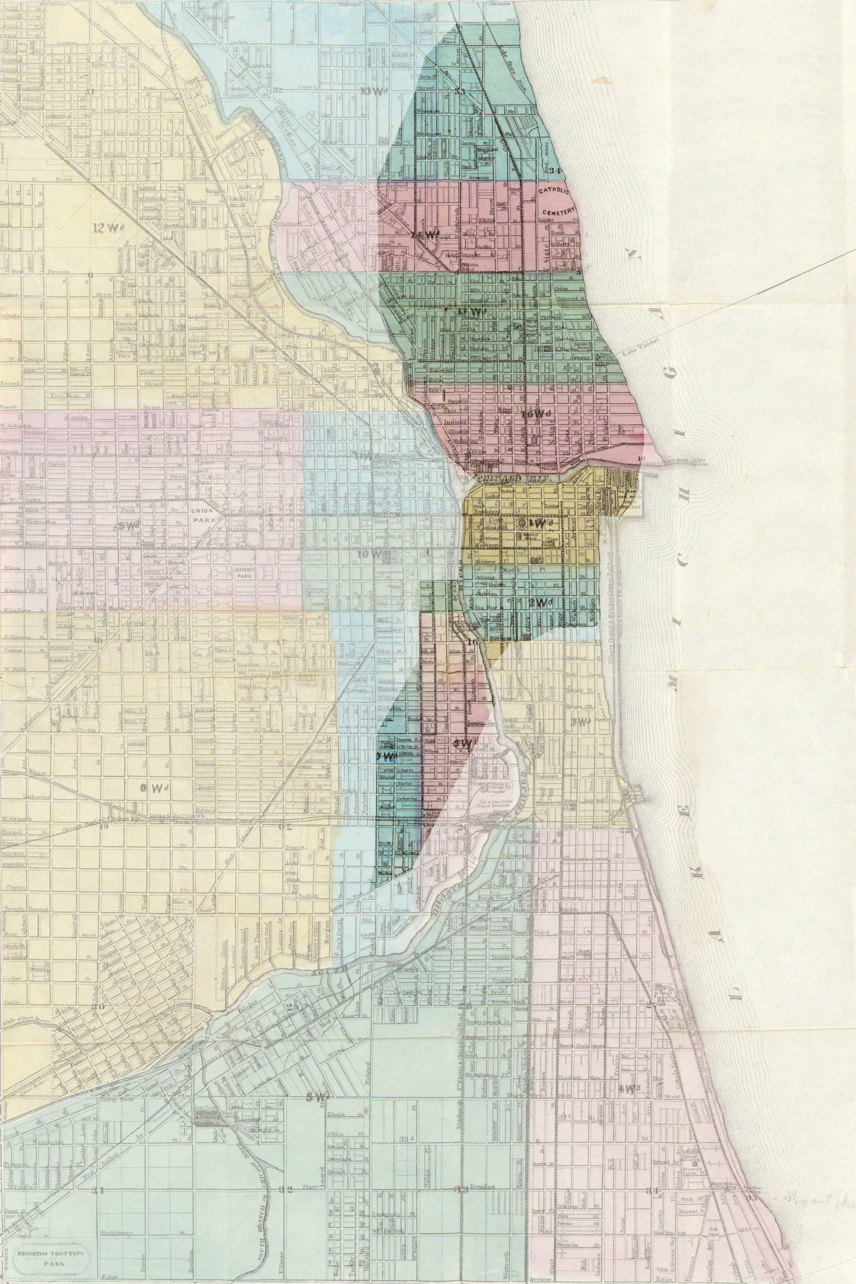 This Clever Map Compares Chicago Before And After The Great Fire