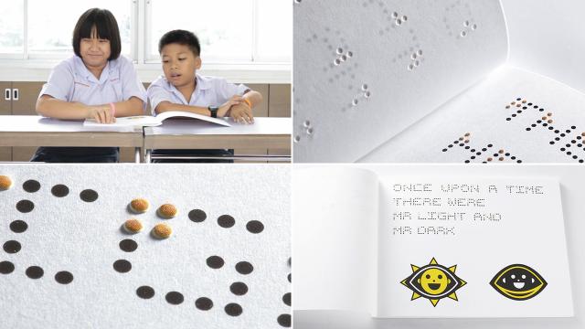 Hybrid Braille Font Lets Visually Impaired Kids Read Any Book