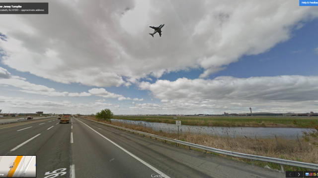 Unbelievable Google Street View Captures Space Shuttle Flyover