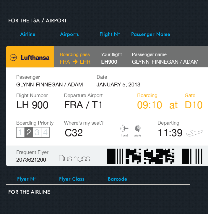 A Better Boarding Pass: Rethinking One Of The Worst Design Offenders