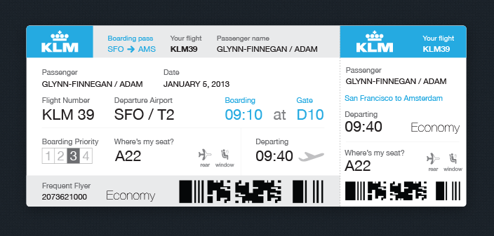 A Better Boarding Pass: Rethinking One Of The Worst Design Offenders