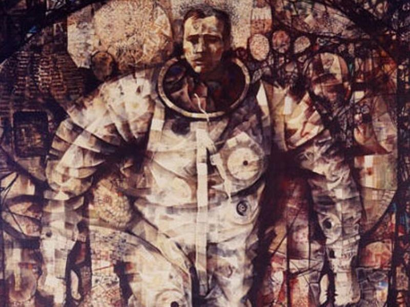 NASA Loaned Norman Rockwell A Spacesuit For This Picture
