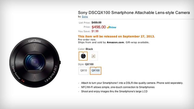Sony’s Crazy Smartphone Lens Cameras Are Already On Amazon
