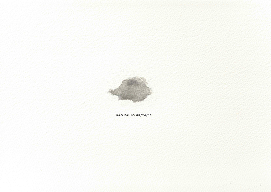 These Minimalist Watercolours Are Made From Real Drops Of Rain
