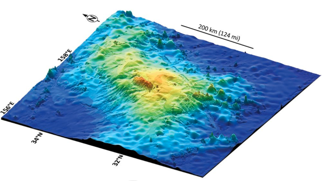 Scientists Find World’s Largest Volcano On Ocean Floor Near Japan
