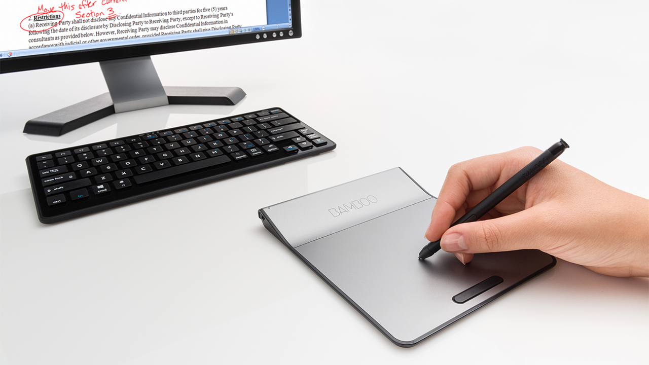 Wacom Bamboo Pad: A Touchpad Enhanced For Sketching And Writing