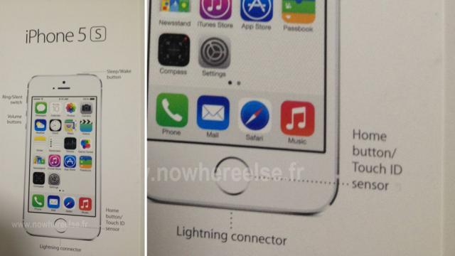 Purported iPhone 5S Guide Shows Home Button With ‘Touch ID Sensor’