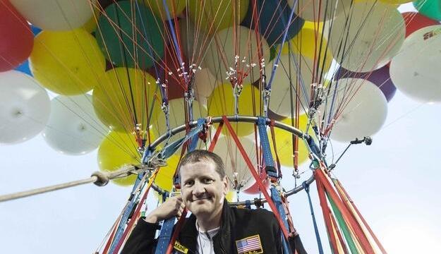 Meet The Man Attempting To Cross The Atlantic Using Only Balloons