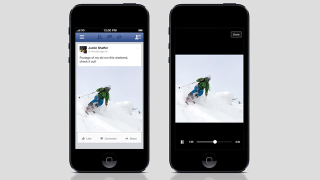 Facebook Testing Auto-Play Video Function To Save Your Clicks