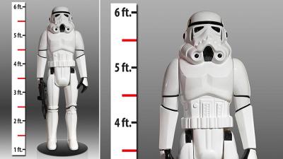 Life-Size. Stormtrooper. Action Figure.