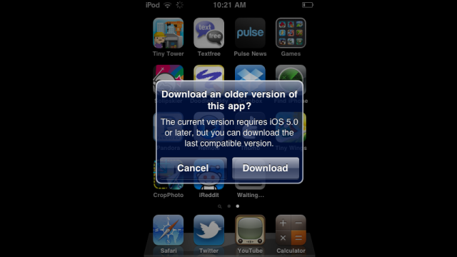 Apple Offers ‘Last Compatible Versions’ Of iOS Apps For Ageing Devices