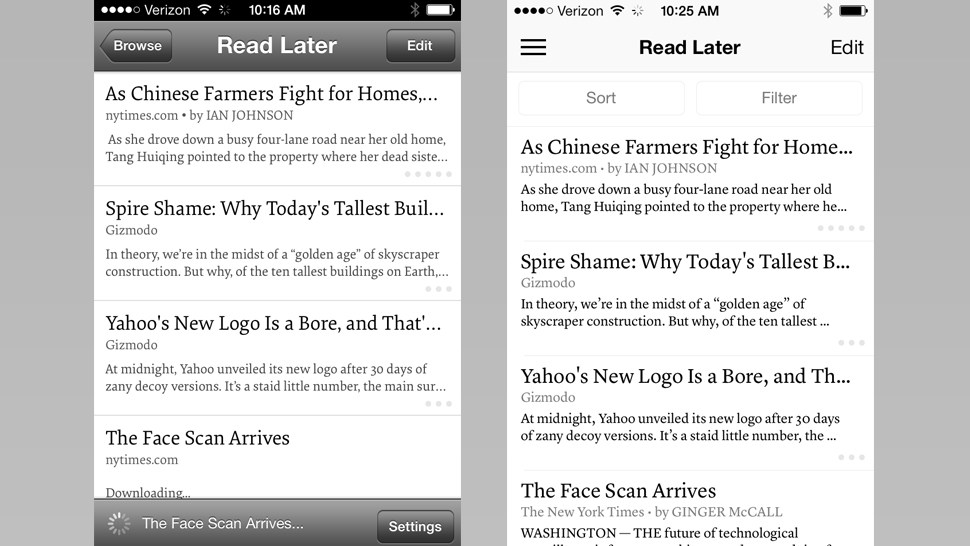 The New Instapaper: Reading Later In iOS 7 Will Be Sleeker And Simpler