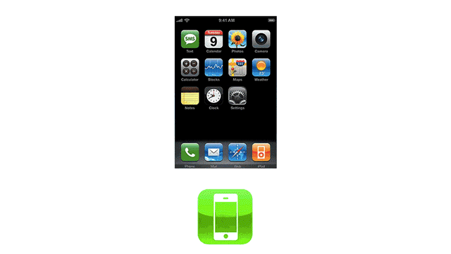 Watch The Whole History Of iOS Homescreens In One GIF