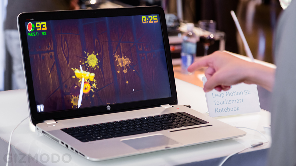 Here’s The First Laptop With Leap Motion Built Right In