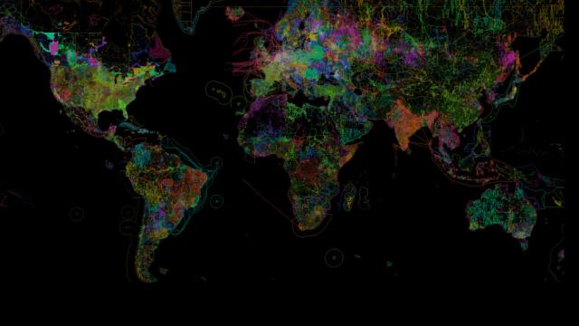 The Individual Contributions To OpenStreetMap, Visualised