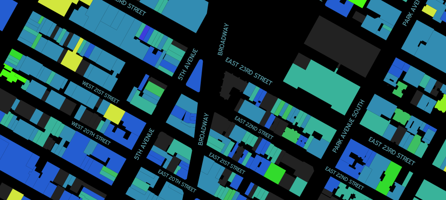 The Exact Age Of Almost Every Building In New York City, In One Map