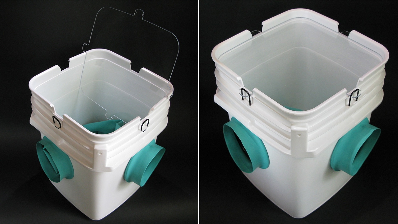 Glove Bucket Lets You Avoid Stuff You Don’t Want To Touch