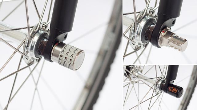 Tiny Combination Locks Prevent Your Bike’s Parts From Getting Pinched