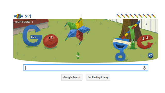 Google’s Piñata-Bashing Birthday Doodle: A Perfect Weekend Time-Waster