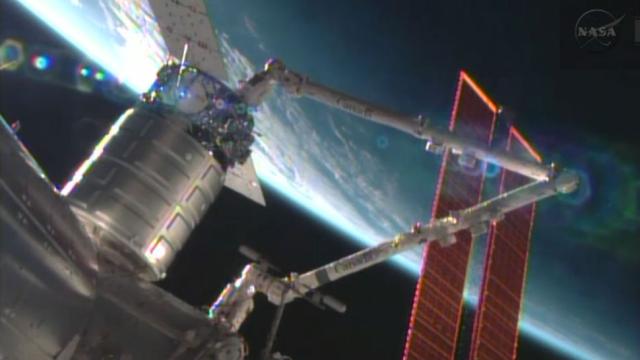 The First Cygnus Spacecraft Successfully Docked With The ISS