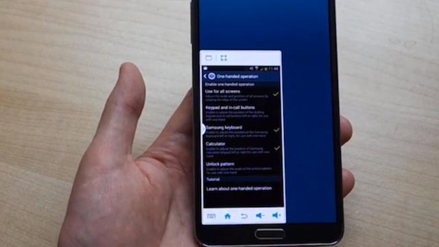 The Galaxy Note 3 Has A Hidden Tiny Screen Mode For Your Tiny Hands
