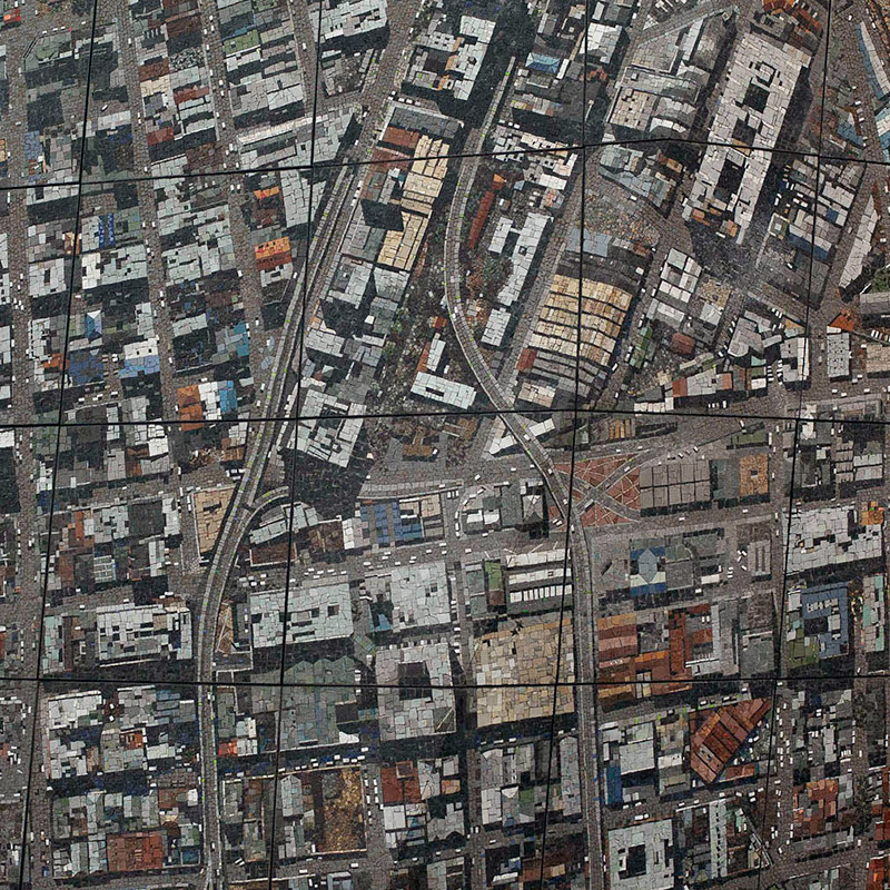 This Stone Mosaic Of Johannesburg Looks Like A Real Satellite Map