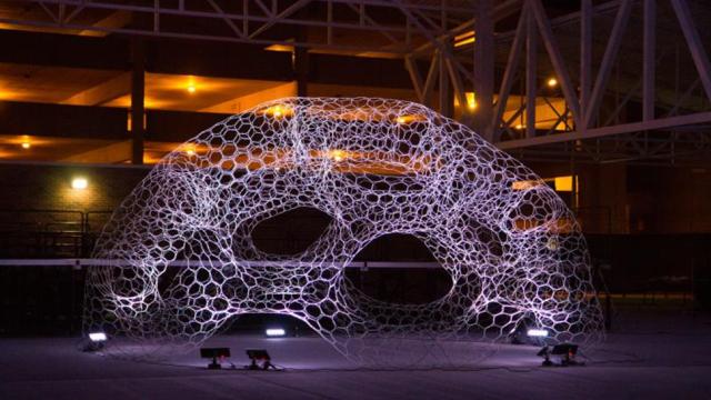 This Responsive Lighting Pavilion Looks Like It’s Alive