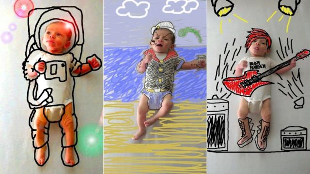 Using MS Paint To Show The Imagination Of A Child Is So Adorable