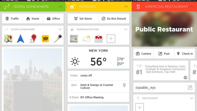 Aviate: An Android App Launcher That Changes To Fit Your Day