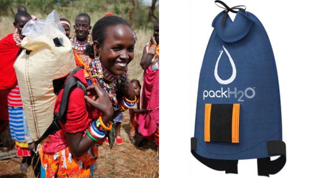 This Smart Water-Hauling Backpack Is Sterilised By Sunlight