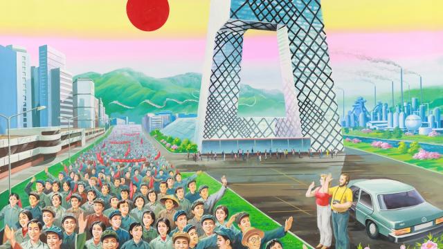 Modern-Day China Painted By North Korean Propaganda Artists
