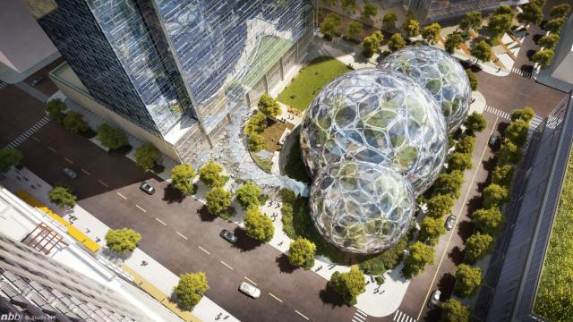 Amazon’s Gigantic Biodomes Get One Step Closer To Becoming Reality