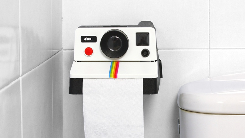 Polaroid Toilet Paper Holder Captures Memories You Don’t Want To Keep