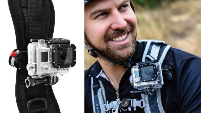 Attach A GoPro To Your Backpack Strap With This Simple Mount