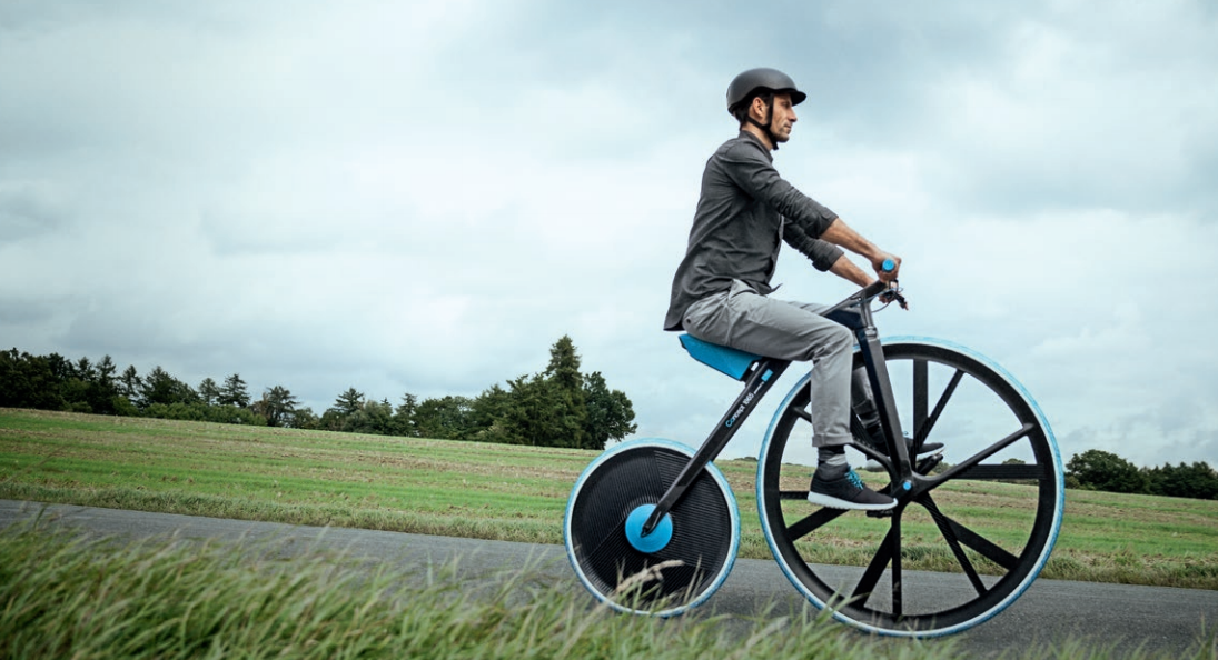 Space Age Plastics Reinvent The 19th Century Penny-Farthing