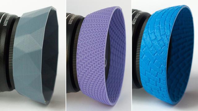 3D-Printed Lens Hoods Let You Stand Out In A Sea Of DSLRs